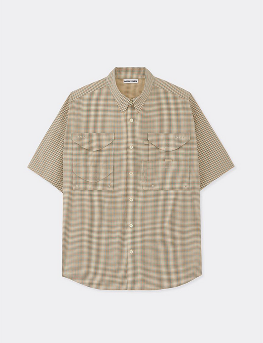 MULTI POCKETS OVERSIZED S/S SHIRT