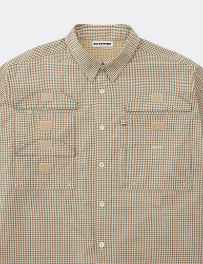 MULTI POCKETS OVERSIZED S/S SHIRT