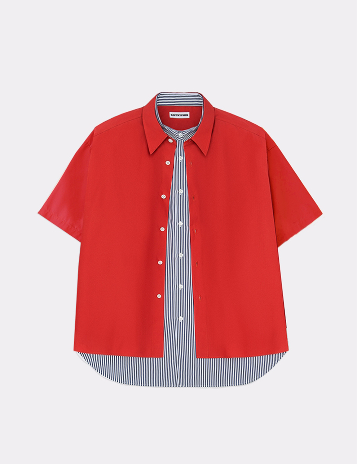 DOUBLE FRONT OVERSIZED S/S SHIRT