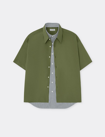DOUBLE FRONT OVERSIZED S/S SHIRT