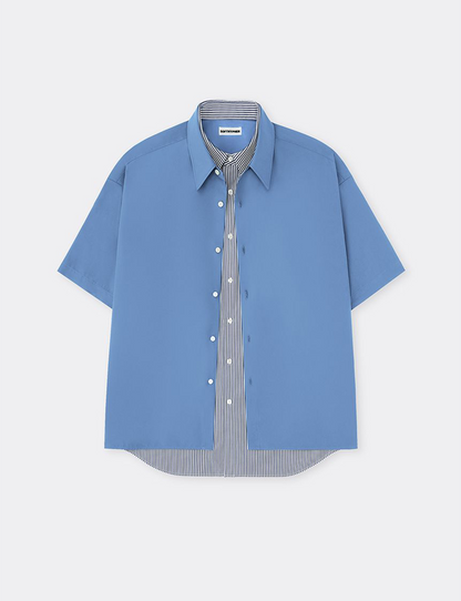 DOUBLE FRONT OVERSIZED S/S SHIRT