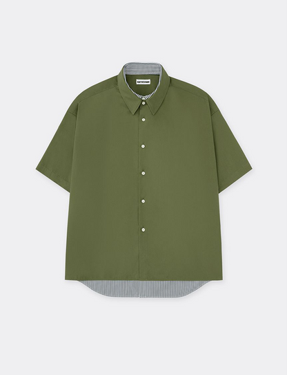 DOUBLE FRONT OVERSIZED S/S SHIRT