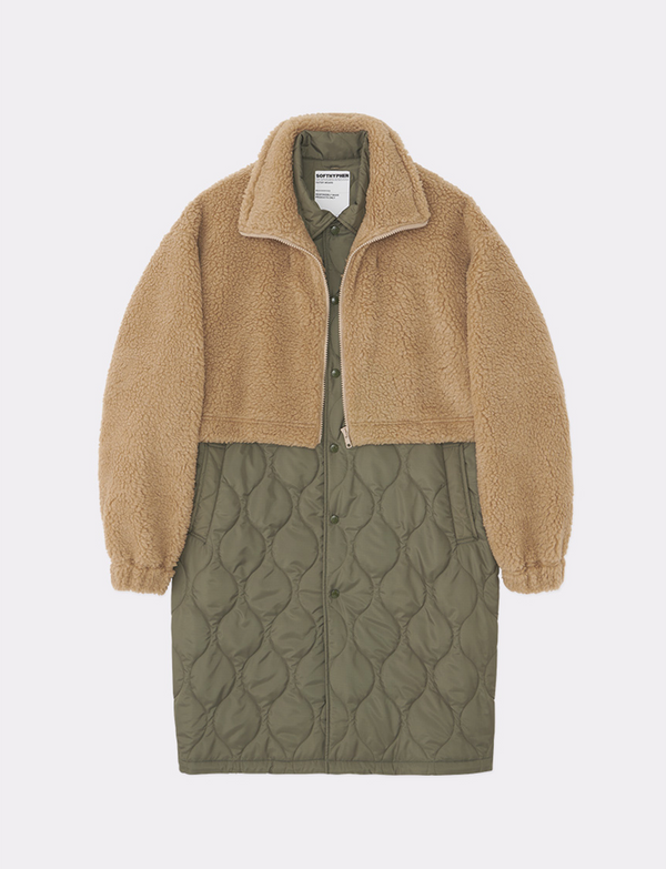 BOA LAYER FRONT QUILTING COAT