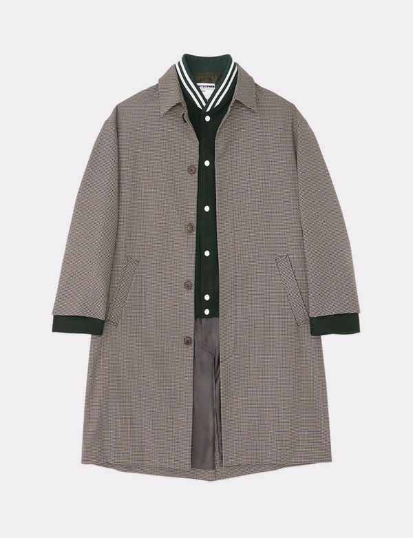 BACK TO FRONT AWARD BALMACAAN COAT