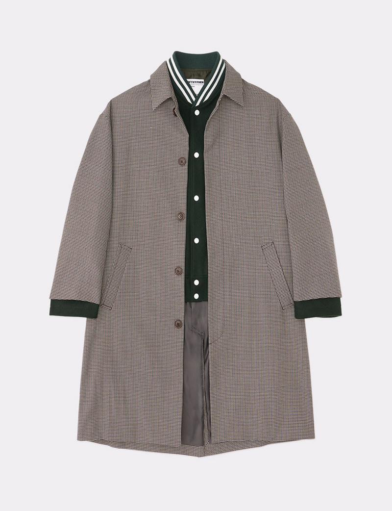 BACK TO FRONT AWARD BALMACAAN COAT