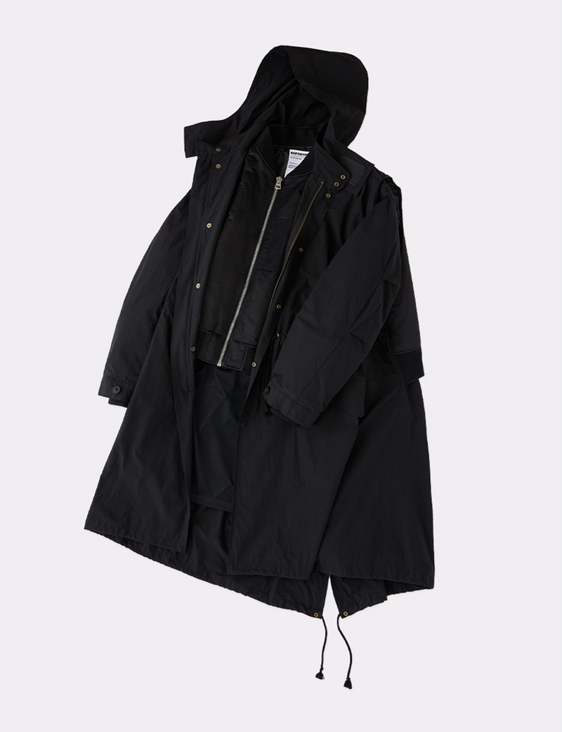 BACK TO FRONT MA-1 FIELD COAT