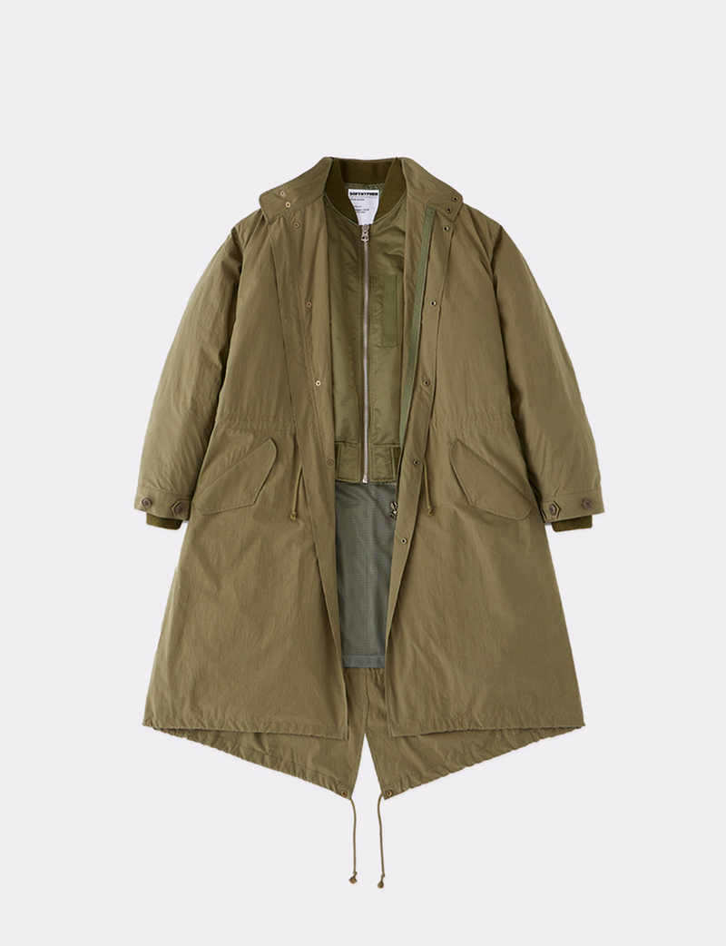 BACK TO FRONT MA-1 FIELD COAT