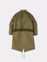 BACK TO FRONT MA-1 FIELD COAT