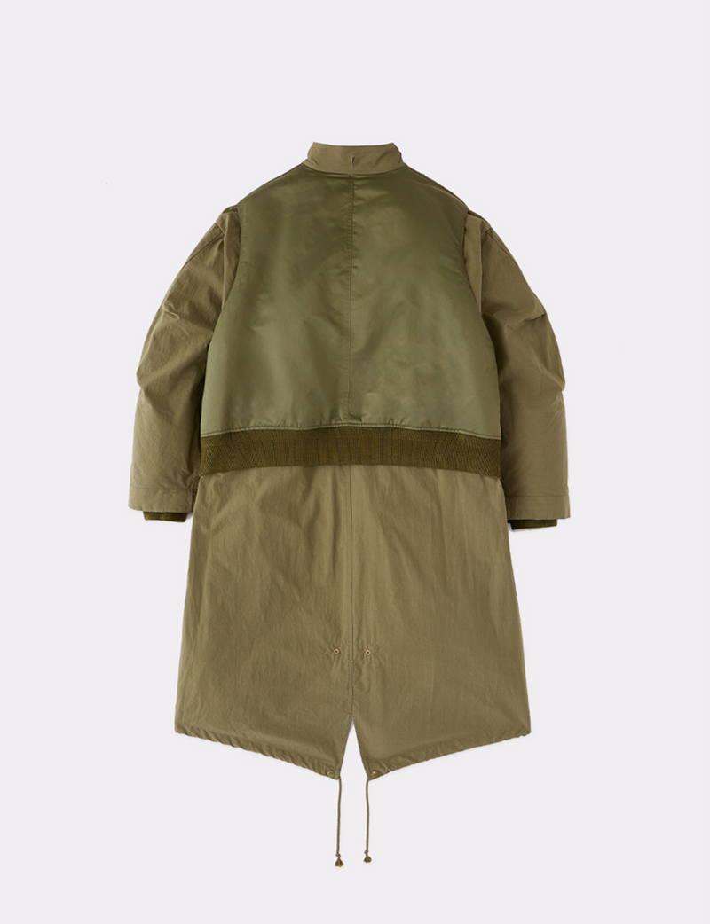 BACK TO FRONT MA-1 FIELD COAT