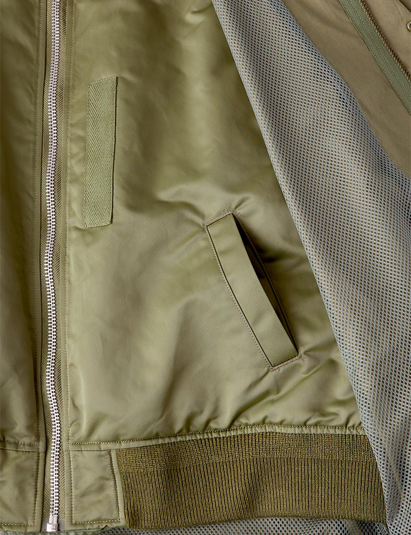 BACK TO FRONT MA-1 FIELD COAT