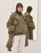 BACK TO FRONT MA-1 FIELD COAT