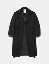 BACK TO FRONT RIDERS TRENCH COAT