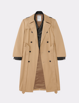 BACK TO FRONT RIDERS TRENCH COAT