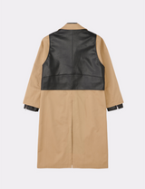 BACK TO FRONT RIDERS TRENCH COAT