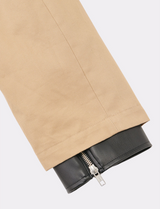 BACK TO FRONT RIDERS TRENCH COAT