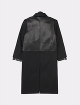 BACK TO FRONT RIDERS TRENCH COAT