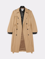 BACK TO FRONT RIDERS TRENCH COAT