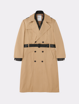 BACK TO FRONT RIDERS TRENCH COAT
