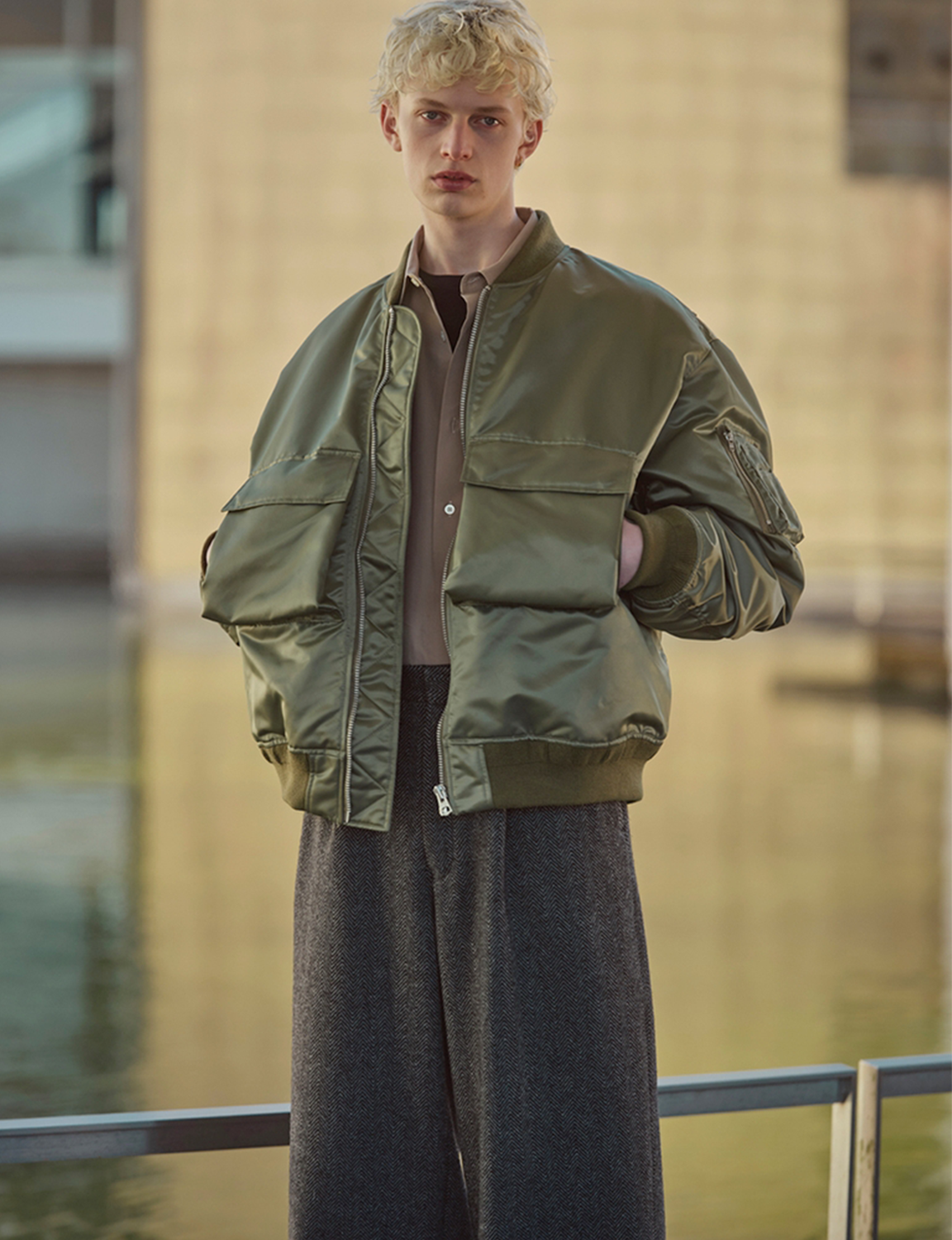 SOFTHYPHEN - BIG POCKET OVER SIZED MA-1 – The Contemporary SOFTHYPHEN - BIG POCKET OVER SIZED MA-1 – The Contemporary