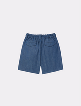 BELTED PIN TUCK SHORTS