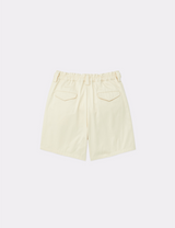 BELTED PIN TUCK SHORTS