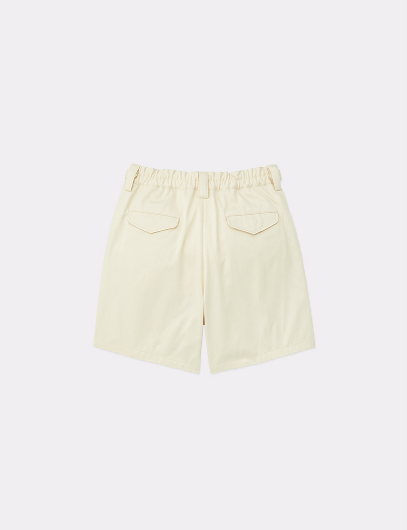 BELTED PIN TUCK SHORTS