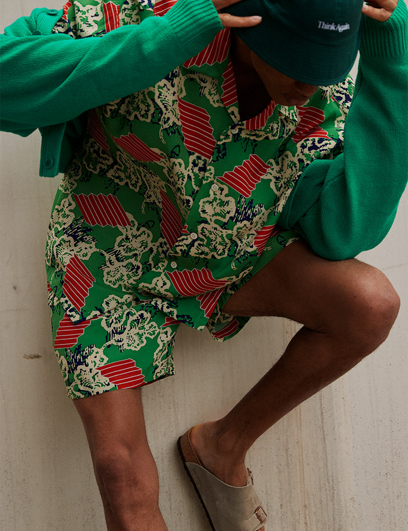 PATTERNED EASY SHORTS