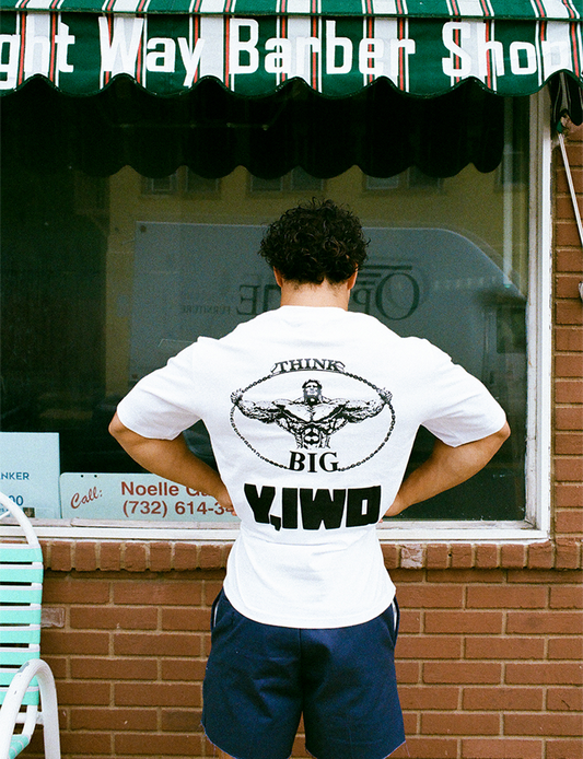 Y,IWO / “THINK BIG” POCKET TEE