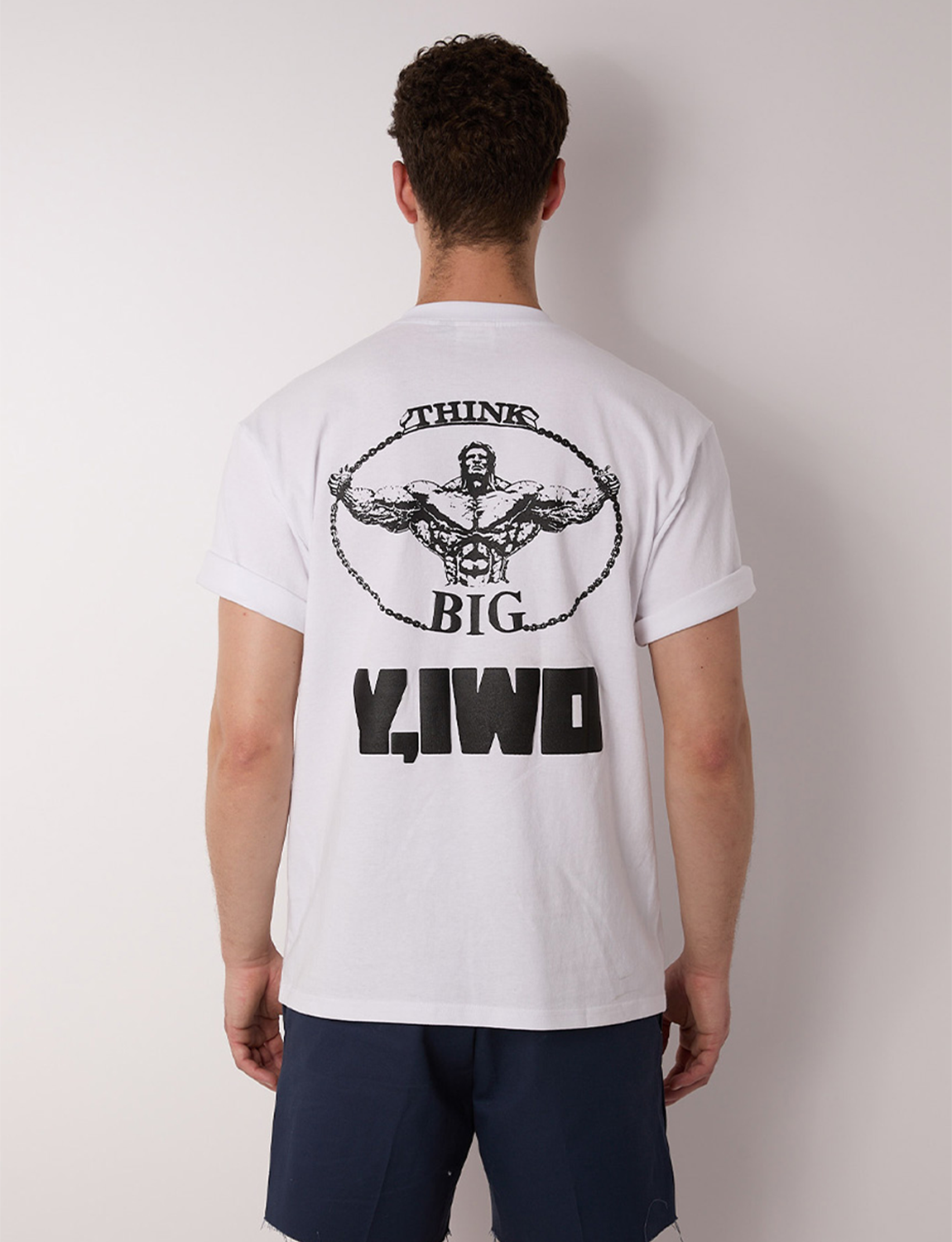 Y,IWO / “THINK BIG” POCKET TEE