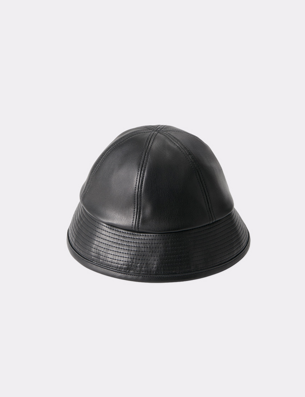 FAUX LEATHER BELL HAT