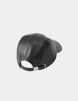 FAUX LEATHER JET CAP