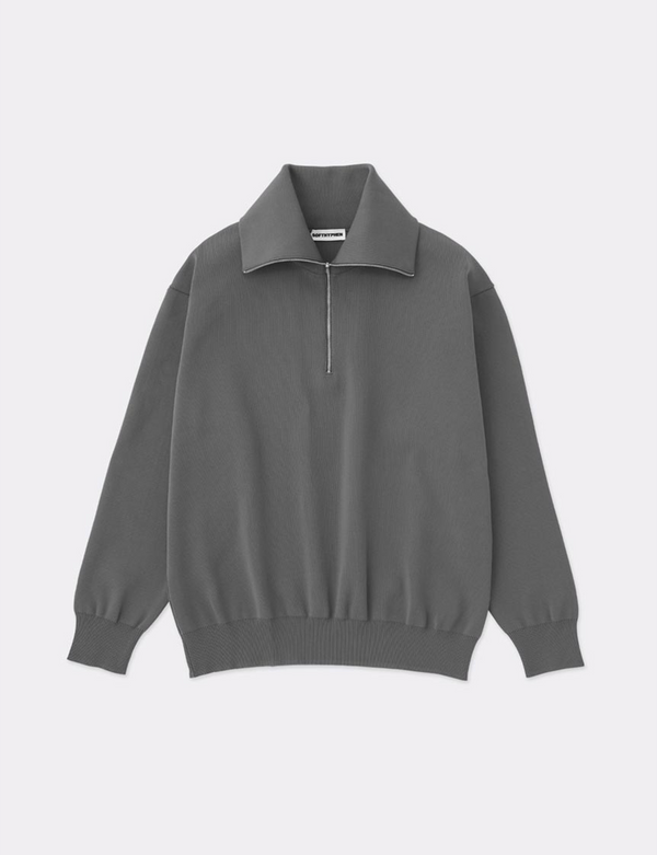 HALF ZIP PULLOVER KNIT