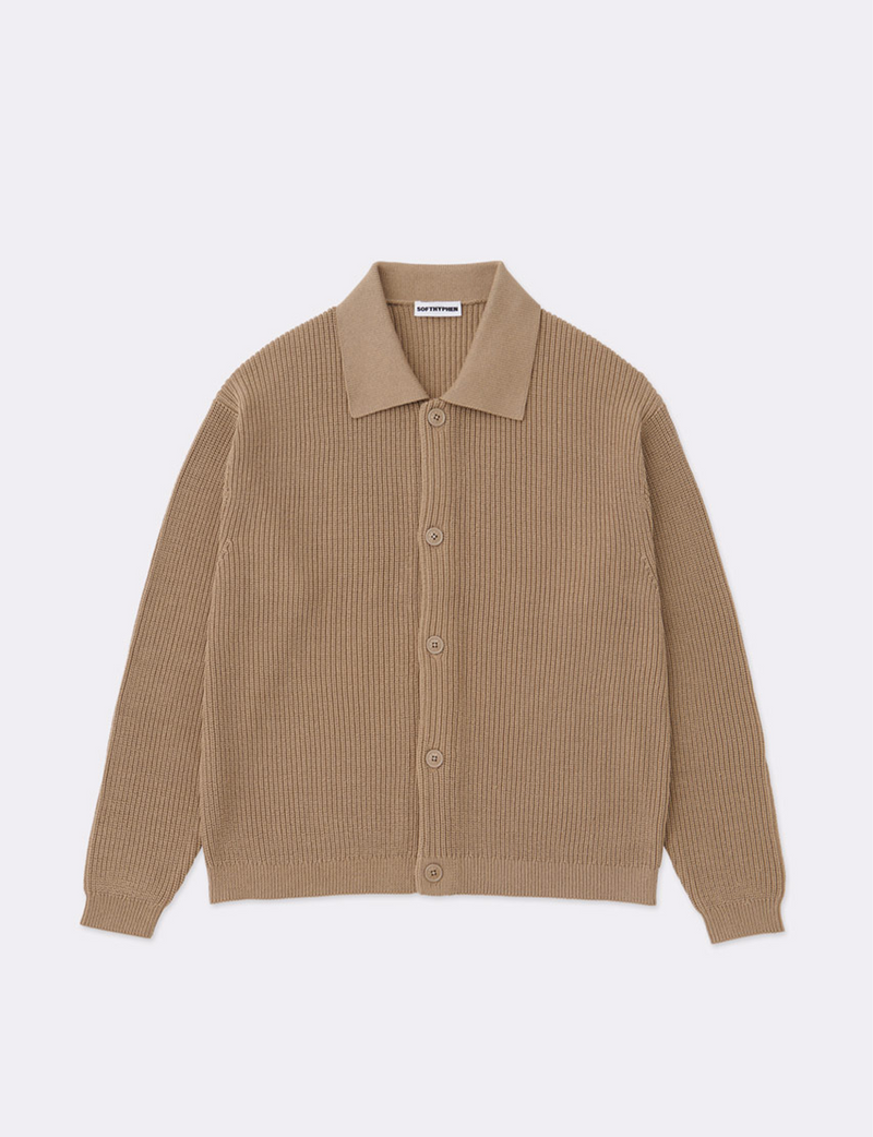 COLLARED CARDIGAN