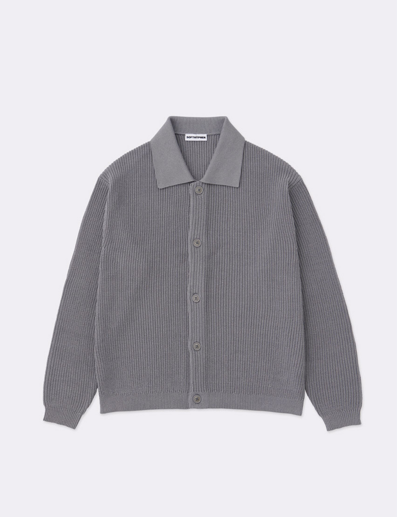COLLARED CARDIGAN