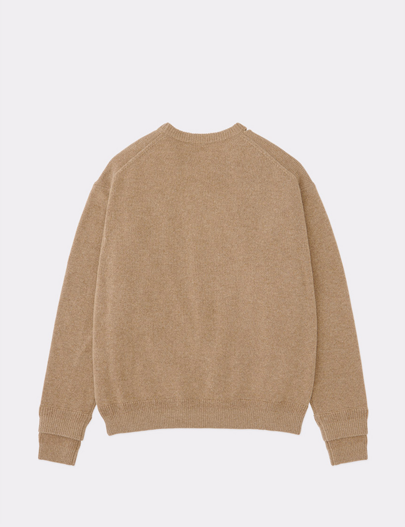 DOUBLE CUFF SLIT KNIT