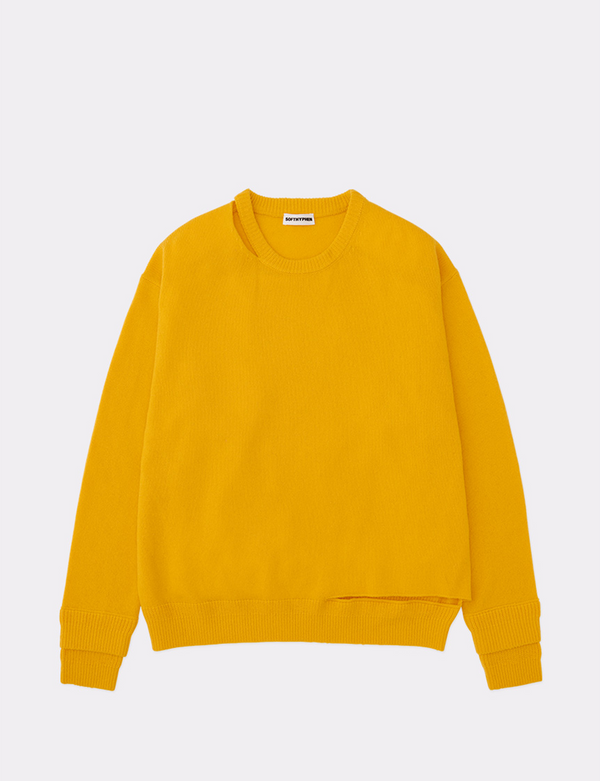 DOUBLE CUFF SLIT KNIT