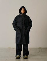 DENIM MILITARY COAT