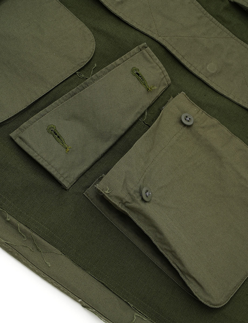 LAYERED MILITARY JACKET