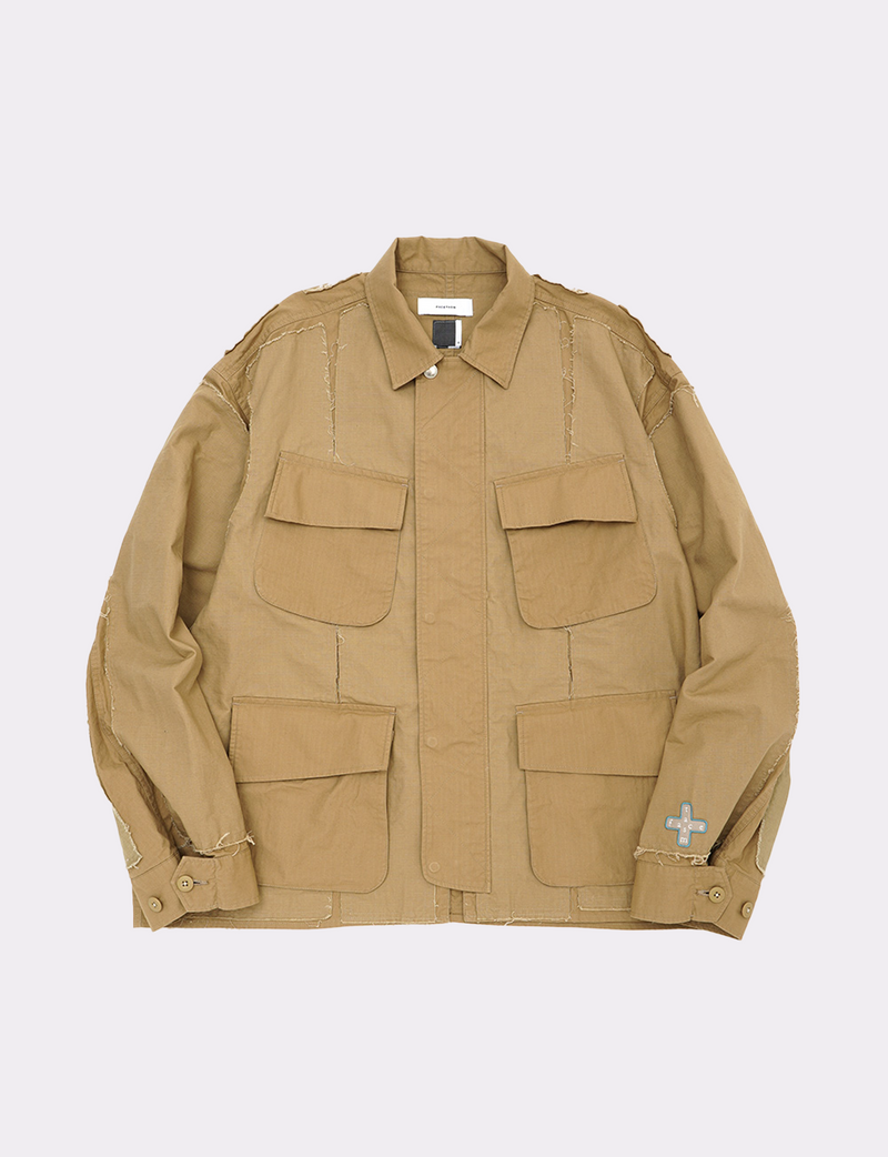 LAYERED MILITARY JACKET