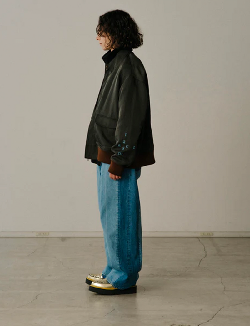 PATCHWORK DENIM PANTS