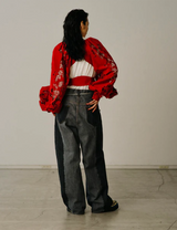 PATCHWORK DENIM PANTS