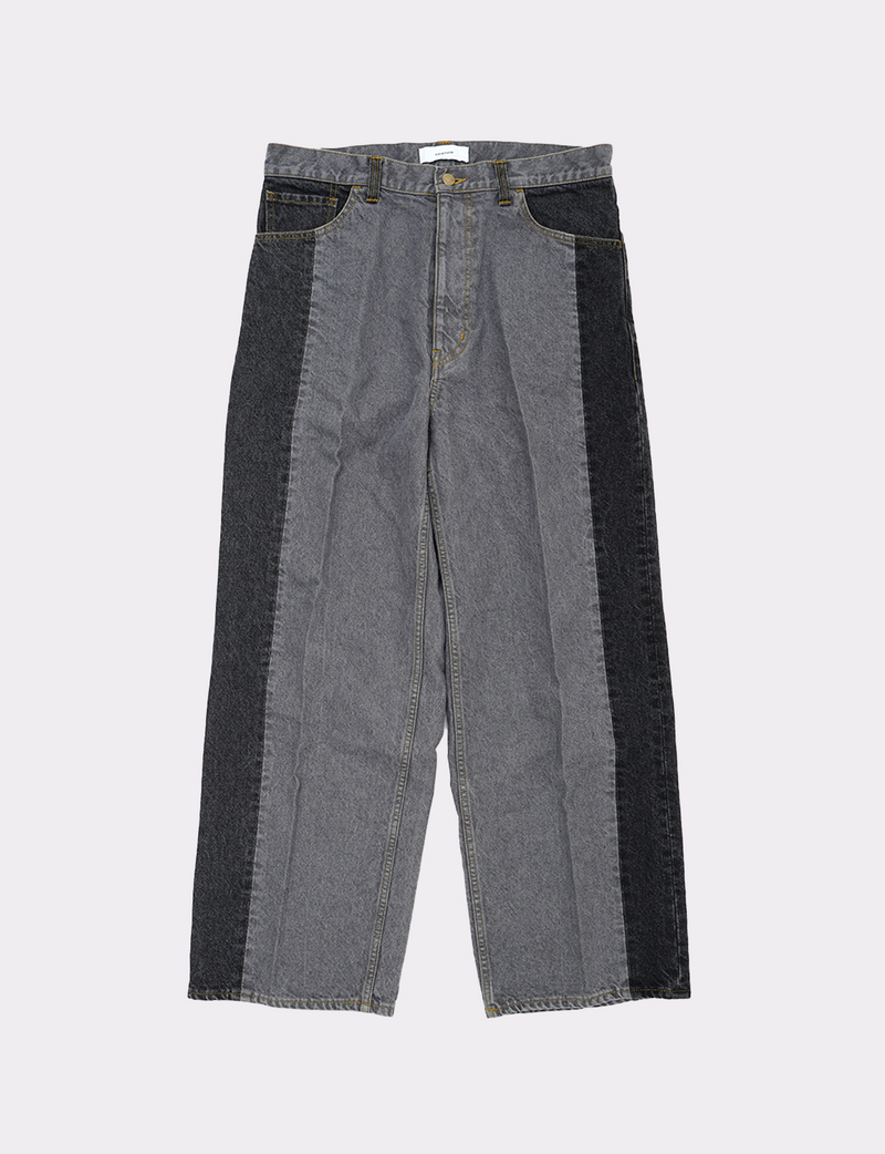 PATCHWORK DENIM PANTS