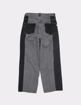 PATCHWORK DENIM PANTS