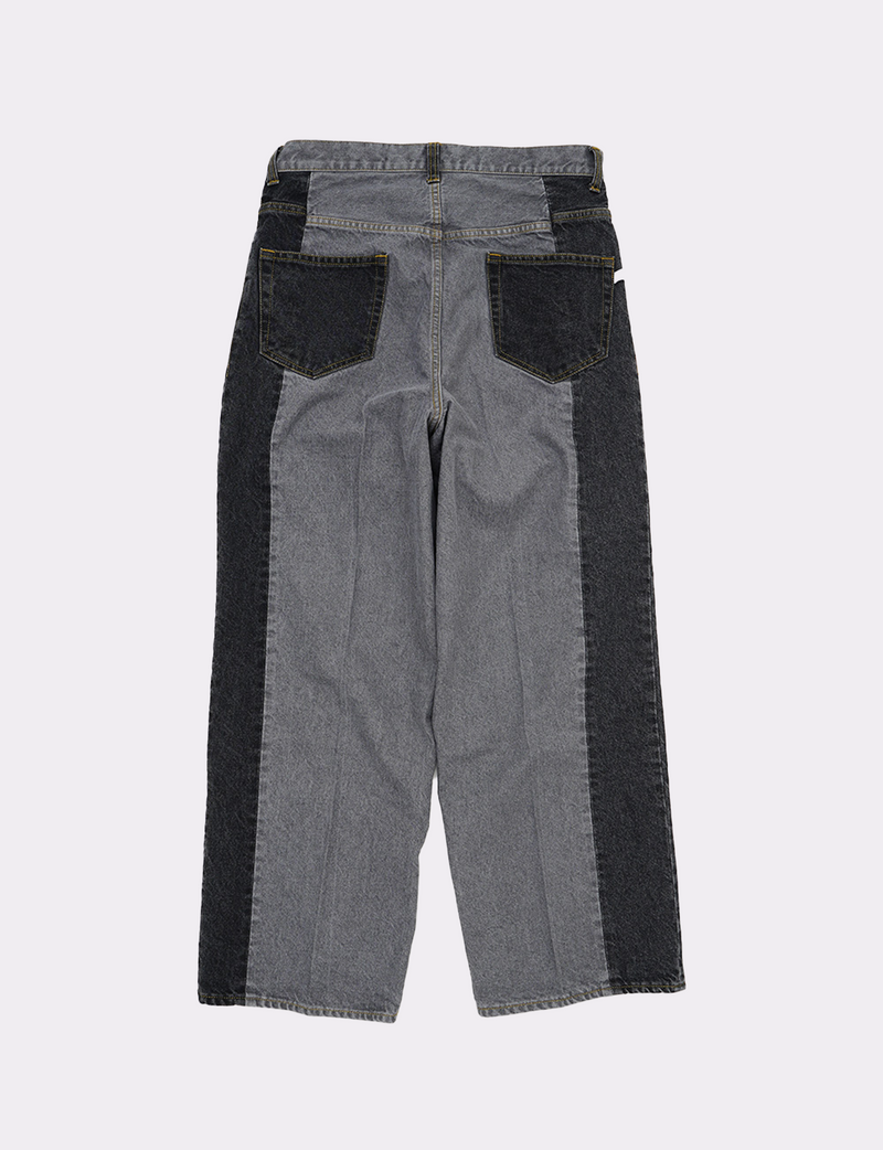 PATCHWORK DENIM PANTS