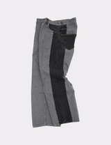 PATCHWORK DENIM PANTS