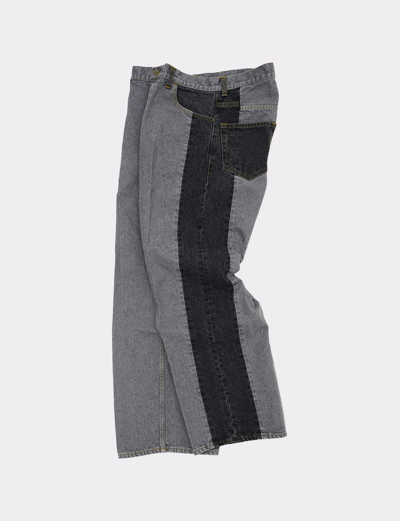 PATCHWORK DENIM PANTS