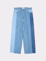 PATCHWORK DENIM PANTS