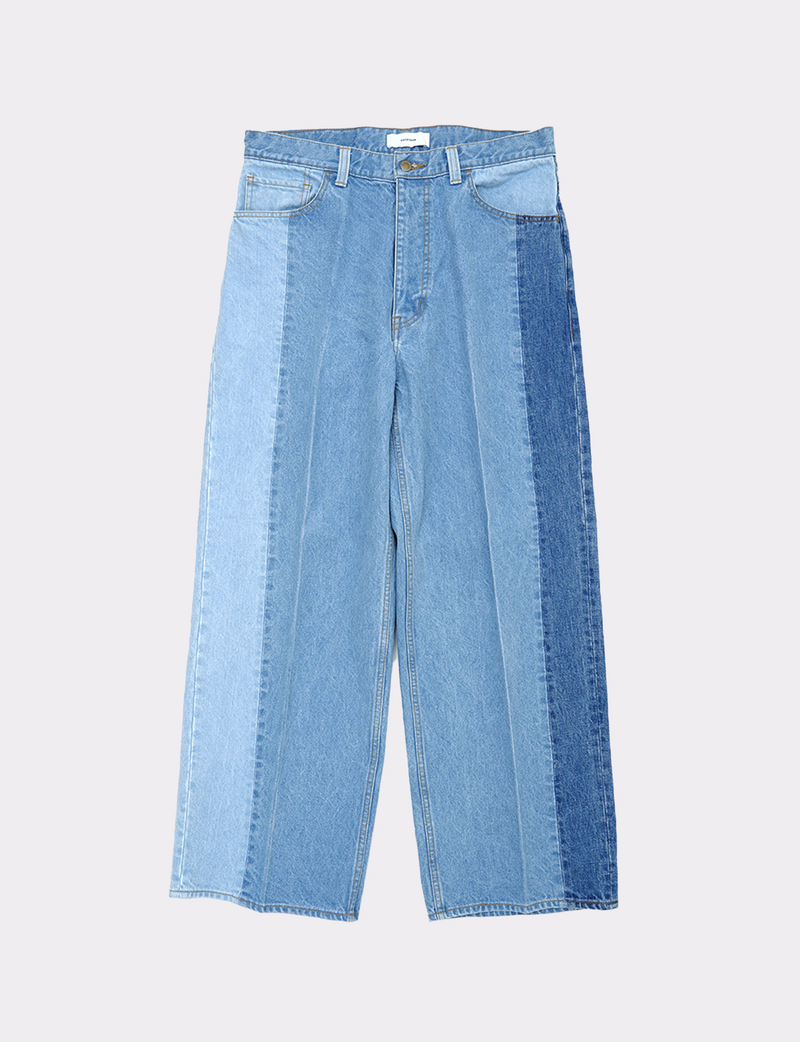 PATCHWORK DENIM PANTS