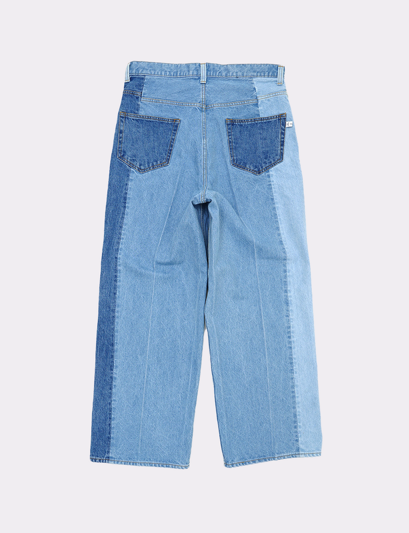 PATCHWORK DENIM PANTS