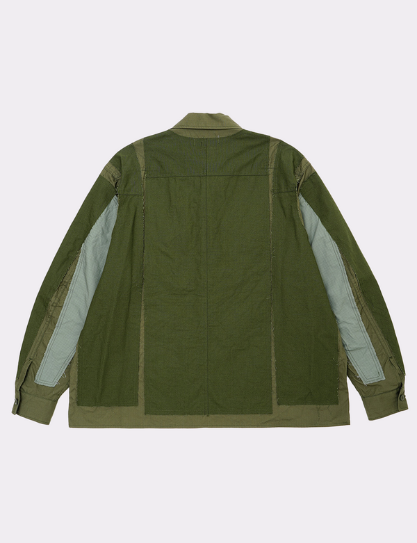 DECONSTRUCTED MILITARY SHIRT